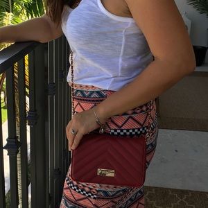 NWOT Quilted Cross body bag